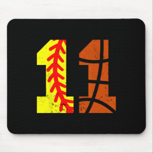Softll Sketll Nummer 11 Trikot Lustiger 11. Geburt Mousepad