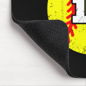 Softll Sketll Nummer 14 Jersey Lustig 14. Geburtst Mousepad (Ecke)