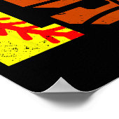 Softll Sketll Nummer 19 Trikot Lustig 19. Geburtst Poster (Ecke)