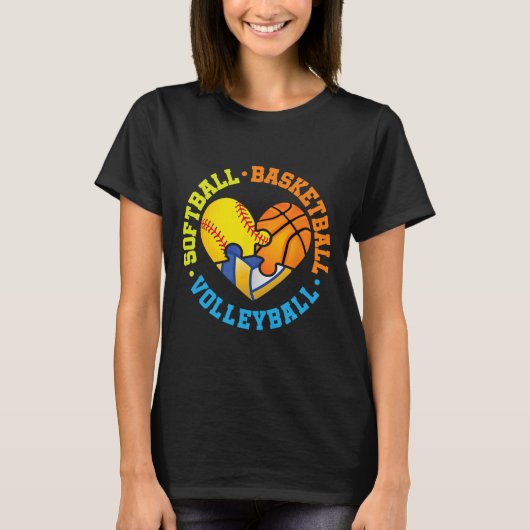 Softll Sketll Volleyll  T-Shirt (Vorderseite)
