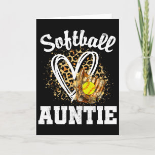Softll Tante Leopard Herz passende Familie  Karte