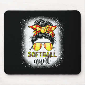 Softll Tante Unordentliche Bun Leopard Gebleicht S Mousepad