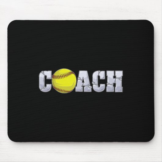 Softll-Trainer Coaching Sofort-Trainer Softll-Team Mousepad (Vorne)