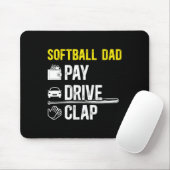 Softll Vater Pay Drive Softll Spieler Dad Softll V Mousepad (Mit Mouse)