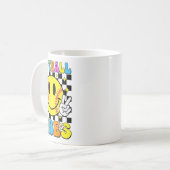 Softll Vibes Softll Retro Groovy Spieltag Mädchen Kaffeetasse (Vorderseite Links)