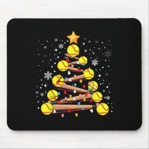 Softll Weihnachtsbaum Licht Xmas Softll Mädchen Ki Mousepad