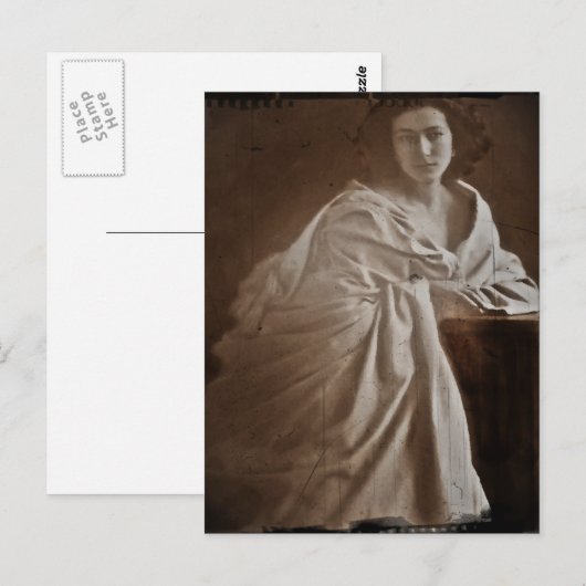 Softly Faded Sarah Postkarte (Vorne/Hinten)