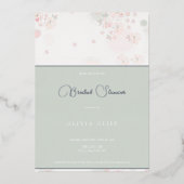 Softness Tee Rose Brautparty Einladung (Vorderseite)