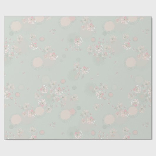 Softness Tee-Rose Geschenkpapier (Flach)