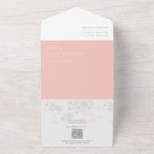 Softness Tee Rose Hochzeit All In One Einladung (Außenbereich)