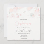 Softness Tee Rose Hochzeit Einladung (Vorderseite)