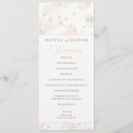 Softness Tee Rose Hochzeit Programm