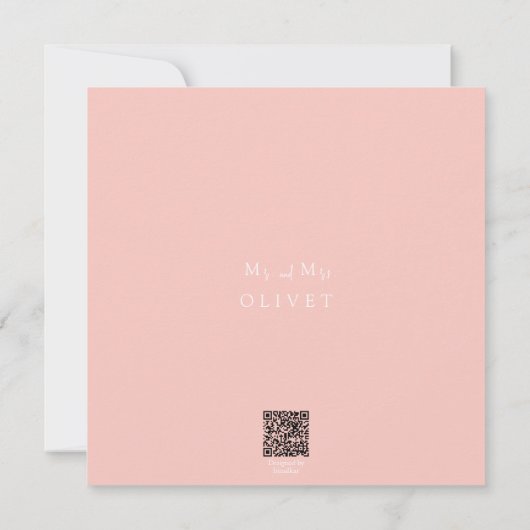 Softness Tee Rose Nachmittag Einladung (Rückseite)