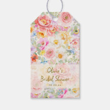 Softpastell-Aquarell-Blumen-Brautparty individuell