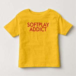 Softplay-Addict   Baby Kid Bright Funny Tshirt
