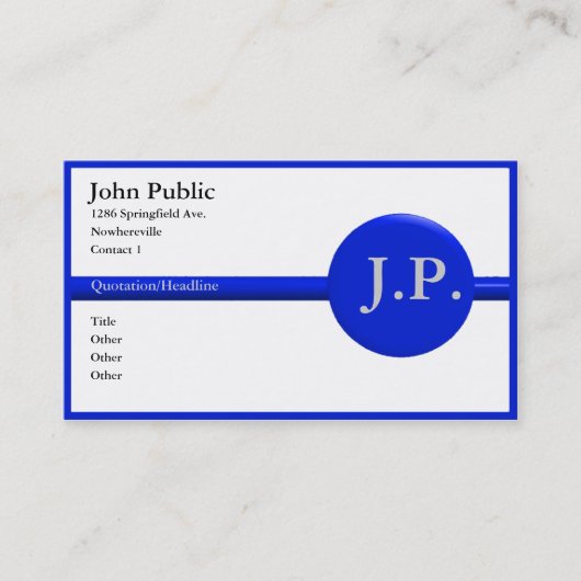 Softproductcards Visitenkarte (Vorderseite)
