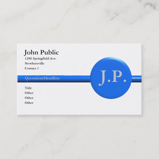 Softproductcards Visitenkarte (Vorderseite)