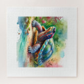 Softshell Turtle 221024AREF149 - Watercolor Puzzle (Horizontal)