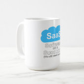 Software als Succubus "Wir werden euch trocken sau Kaffeetasse (Vorderseite Links)