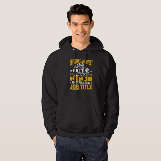 Software Architect Job Title Software Designer Hoodie (Vorne ganz)