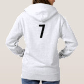 Software Custom Team Name & Player Number Sports Hoodie (Rückseite)
