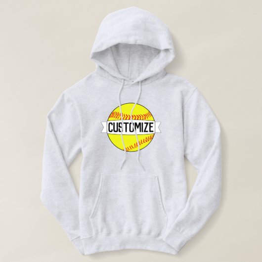 Software Custom Team Name & Player Number Sports Hoodie (Design vorne)