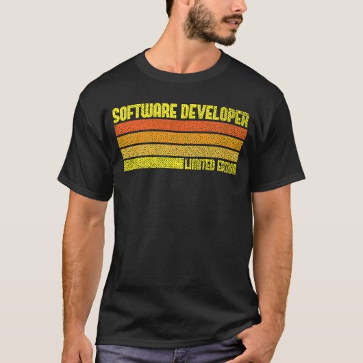 Software Developer Computer Engineer Nerd Job Tit T-Shirt (Vorderseite)
