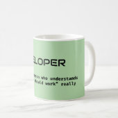Software Developer Definition-Kaffee-Tasse Kaffeetasse (VorderseiteRechts)
