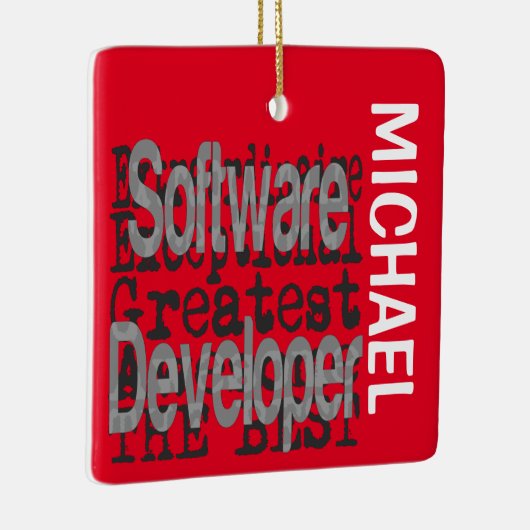 Software Developer Extraordinaire CUSTOM Keramikornament (Rechts)
