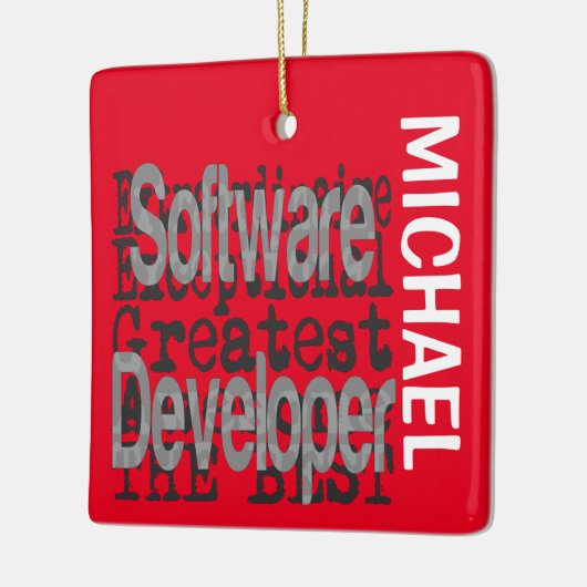 Software Developer Extraordinaire CUSTOM Keramikornament (Links)