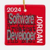 Software Developer Extraordinaire CUSTOM Keramikornament (Vorderseite)