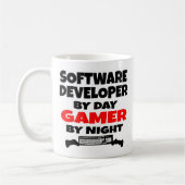 Software Developer Gamer Kaffeetasse (Links)