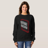 Software Developer Job Title Appreciation Retro Sweatshirt (Vorne ganz)
