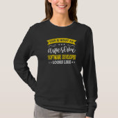 Software Developer Job Title Employee Software Dev T-Shirt (Vorderseite)