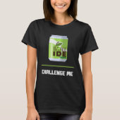 Software Developer Light IDE Theme Challenge Me T-Shirt (Vorderseite)