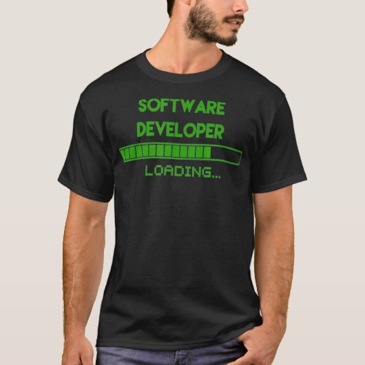 Software Developer Loading Tee Funny Programer (Vorderseite)