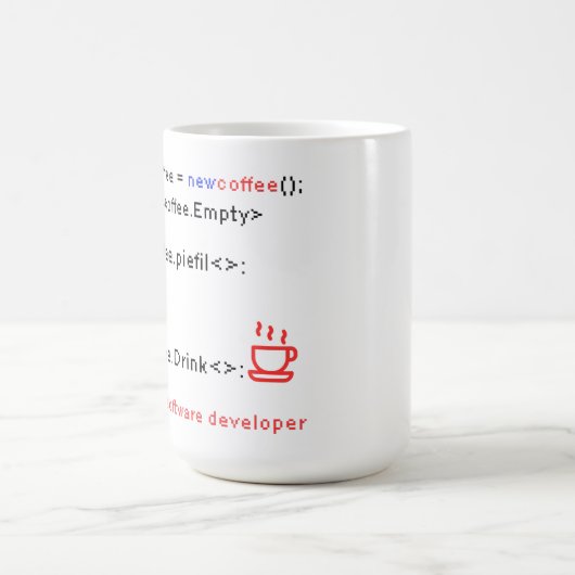 Software Developer PC Coffee Drink Coding Coding E Kaffeetasse (Mittel)