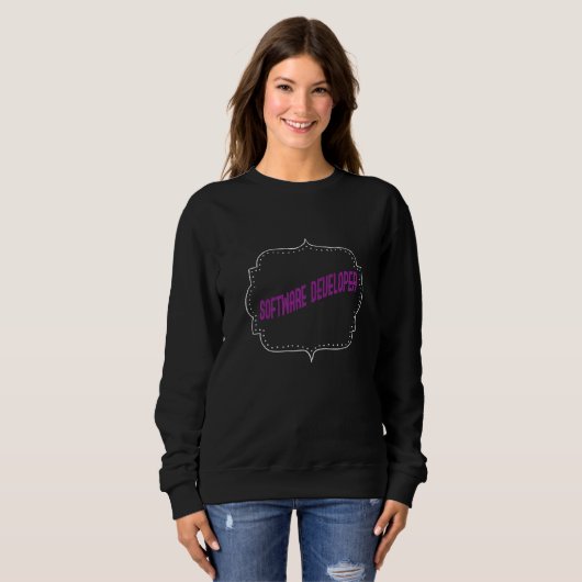 Software Developer Profession Career Worker 1 Sweatshirt (Vorne ganz)