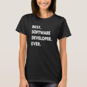 Software Developer Professional Best Software Deve T-Shirt (Vorderseite)