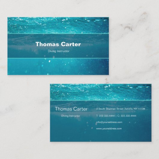 Software Developer Programer International Card Visitenkarte (Vorne/Hinten)