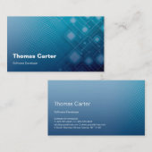 Software Developer Programer International Card Visitenkarte (Vorne/Hinten)