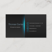 Software Developer Programer International Card Visitenkarte (Rückseite)