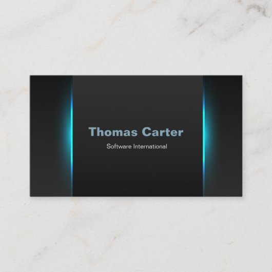 Software Developer Programer International Card Visitenkarte (Vorderseite)
