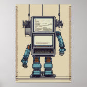 Software Developer Programmer Coding Tech Geek Com Poster (Vorne)