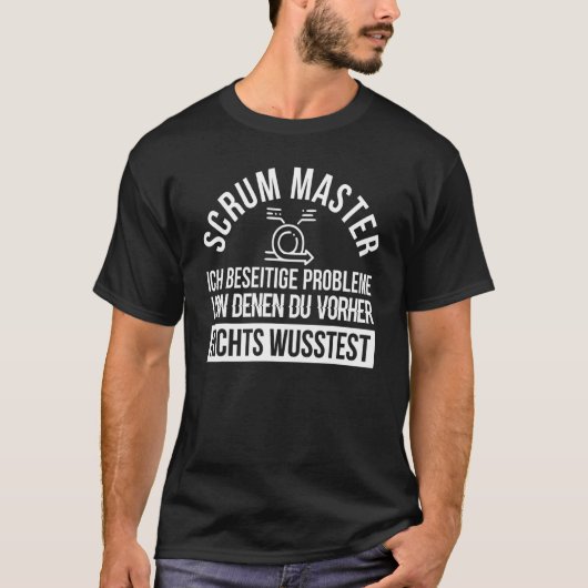 Software Developer Project Management Scrum Master T-Shirt (Vorderseite)
