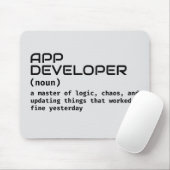 Software Developer Work Desk Spaß Mousepad (Mit Mouse)
