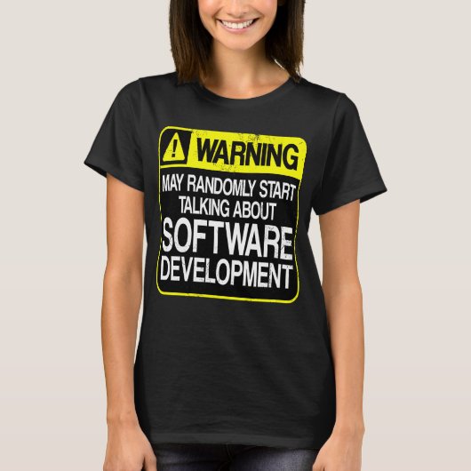 Software Development Computer Coding Programmierer T-Shirt (Vorderseite)