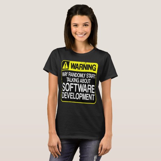 Software Development Computer Coding Programmierer T-Shirt (Vorne ganz)