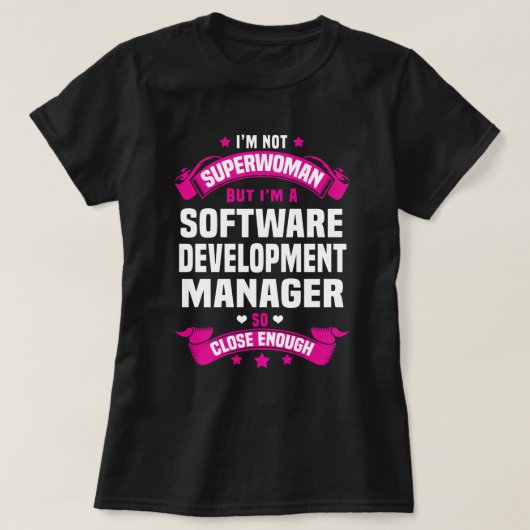 Software Development Manager T-Shirt (Design vorne)