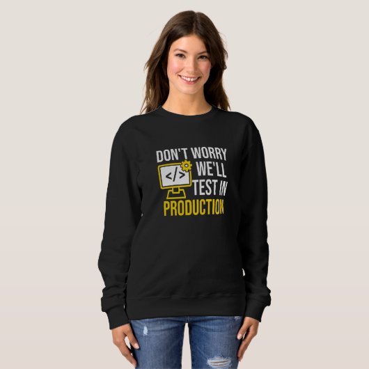Software Development Process Engineer CNC-Maschine Sweatshirt (Vorne ganz)